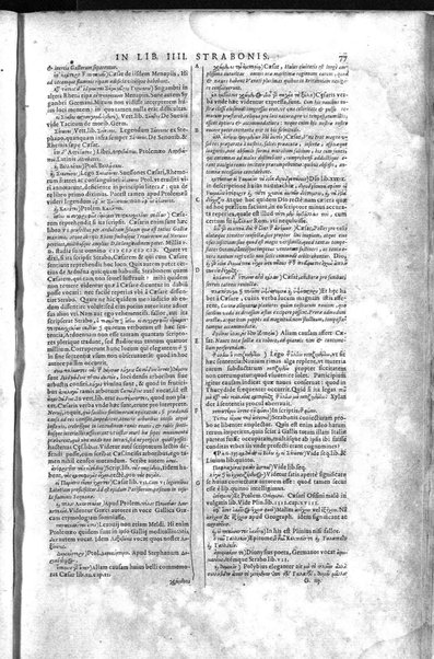 Strabōnos Geōgraphikōn bibloi 17. Strabonis Rerum geographicarum libri 17. Isaacus Casaubonus recensuit, summoque studio & diligentia, ope etiam veterum codicum, emendauit, ac commentariis illustrauit. Accessit & tabula orbis totius descriptionem complectens. Adiecta est etiam Guilielmi Xylandri Augustani Latina versio, cum necessariis indicibus