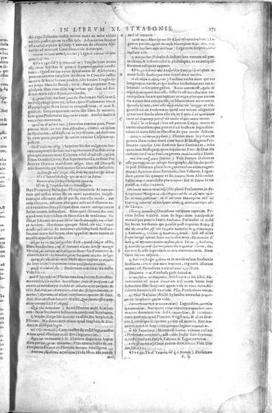 Strabōnos Geōgraphikōn bibloi 17. Strabonis Rerum geographicarum libri 17. Isaacus Casaubonus recensuit, summoque studio & diligentia, ope etiam veterum codicum, emendauit, ac commentariis illustrauit. Accessit & tabula orbis totius descriptionem complectens. Adiecta est etiam Guilielmi Xylandri Augustani Latina versio, cum necessariis indicibus