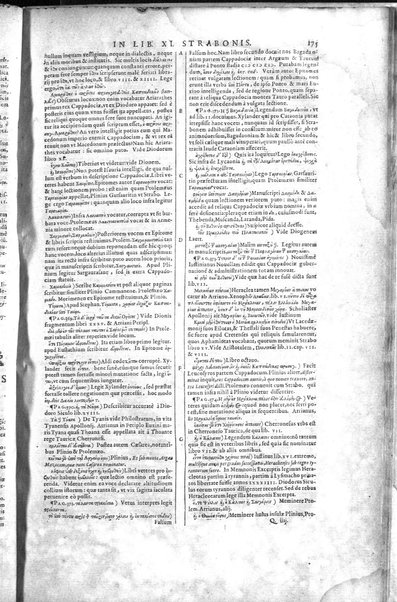 Strabōnos Geōgraphikōn bibloi 17. Strabonis Rerum geographicarum libri 17. Isaacus Casaubonus recensuit, summoque studio & diligentia, ope etiam veterum codicum, emendauit, ac commentariis illustrauit. Accessit & tabula orbis totius descriptionem complectens. Adiecta est etiam Guilielmi Xylandri Augustani Latina versio, cum necessariis indicibus