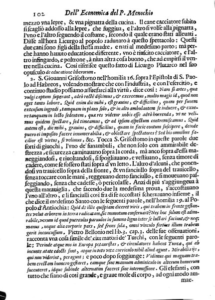 Economica christiana composta dal padre Gio. Stefano Menochio della Compagnia di Giesu', nella quale con le autorita' della Sacra Scrittura, e de' Santi Padri, con le ragioni naturali, historie & ammaestramenti morali de' scrittori profani, s'insegna il modo di ben regolare, e gouernare la propria casa. All'eminentissimo, e reuerendissimo prencipe Francesco Maria Brancaccio