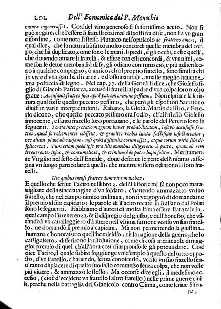 Economica christiana composta dal padre Gio. Stefano Menochio della Compagnia di Giesu', nella quale con le autorita' della Sacra Scrittura, e de' Santi Padri, con le ragioni naturali, historie & ammaestramenti morali de' scrittori profani, s'insegna il modo di ben regolare, e gouernare la propria casa. All'eminentissimo, e reuerendissimo prencipe Francesco Maria Brancaccio