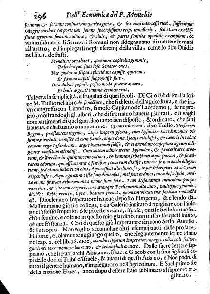 Economica christiana composta dal padre Gio. Stefano Menochio della Compagnia di Giesu', nella quale con le autorita' della Sacra Scrittura, e de' Santi Padri, con le ragioni naturali, historie & ammaestramenti morali de' scrittori profani, s'insegna il modo di ben regolare, e gouernare la propria casa. All'eminentissimo, e reuerendissimo prencipe Francesco Maria Brancaccio