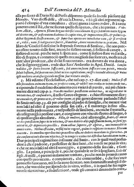 Economica christiana composta dal padre Gio. Stefano Menochio della Compagnia di Giesu', nella quale con le autorita' della Sacra Scrittura, e de' Santi Padri, con le ragioni naturali, historie & ammaestramenti morali de' scrittori profani, s'insegna il modo di ben regolare, e gouernare la propria casa. All'eminentissimo, e reuerendissimo prencipe Francesco Maria Brancaccio