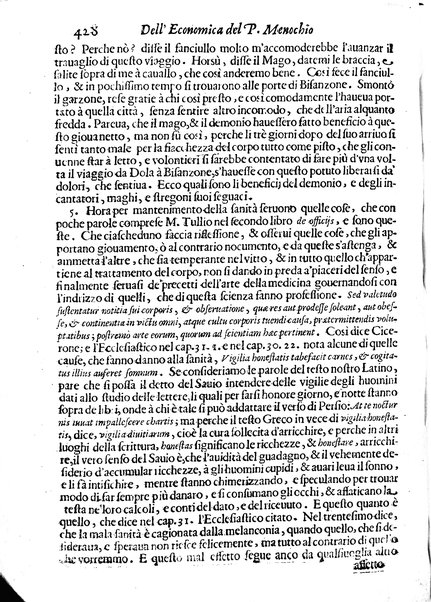 Economica christiana composta dal padre Gio. Stefano Menochio della Compagnia di Giesu', nella quale con le autorita' della Sacra Scrittura, e de' Santi Padri, con le ragioni naturali, historie & ammaestramenti morali de' scrittori profani, s'insegna il modo di ben regolare, e gouernare la propria casa. All'eminentissimo, e reuerendissimo prencipe Francesco Maria Brancaccio