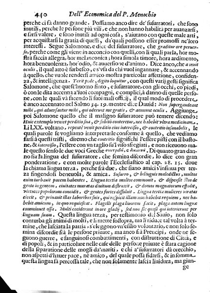 Economica christiana composta dal padre Gio. Stefano Menochio della Compagnia di Giesu', nella quale con le autorita' della Sacra Scrittura, e de' Santi Padri, con le ragioni naturali, historie & ammaestramenti morali de' scrittori profani, s'insegna il modo di ben regolare, e gouernare la propria casa. All'eminentissimo, e reuerendissimo prencipe Francesco Maria Brancaccio