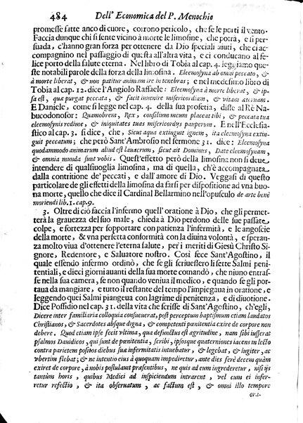 Economica christiana composta dal padre Gio. Stefano Menochio della Compagnia di Giesu', nella quale con le autorita' della Sacra Scrittura, e de' Santi Padri, con le ragioni naturali, historie & ammaestramenti morali de' scrittori profani, s'insegna il modo di ben regolare, e gouernare la propria casa. All'eminentissimo, e reuerendissimo prencipe Francesco Maria Brancaccio