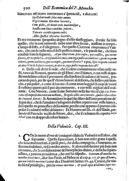 Economica christiana composta dal padre Gio. Stefano Menochio della Compagnia di Giesu', nella quale con le autorita' della Sacra Scrittura, e de' Santi Padri, con le ragioni naturali, historie & ammaestramenti morali de' scrittori profani, s'insegna il modo di ben regolare, e gouernare la propria casa. All'eminentissimo, e reuerendissimo prencipe Francesco Maria Brancaccio