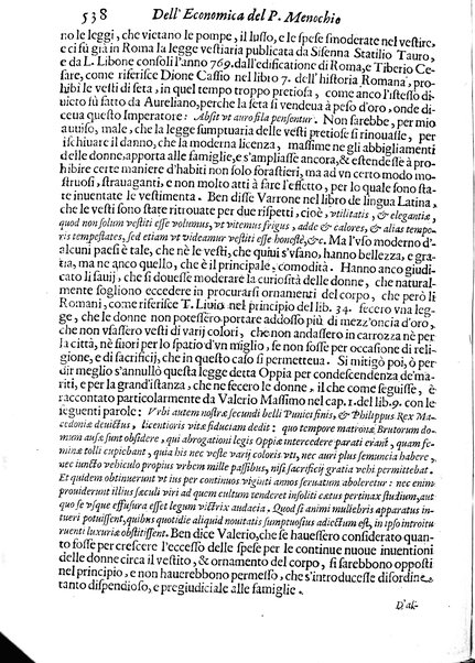 Economica christiana composta dal padre Gio. Stefano Menochio della Compagnia di Giesu', nella quale con le autorita' della Sacra Scrittura, e de' Santi Padri, con le ragioni naturali, historie & ammaestramenti morali de' scrittori profani, s'insegna il modo di ben regolare, e gouernare la propria casa. All'eminentissimo, e reuerendissimo prencipe Francesco Maria Brancaccio