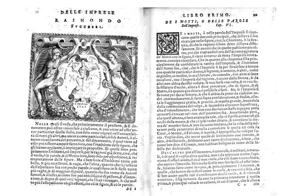 Le imprese illustri con espositioni, et discorsi del s.or Ieronimo Ruscelli. Al serenissimo et sempre felicissimo re catolico, Filippo d'Austria. ... Con la giunta di altre imprese tutto riordinato et corretto da Fran.co Patritio