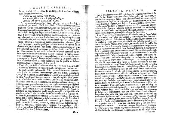 Le imprese illustri con espositioni, et discorsi del s.or Ieronimo Ruscelli. Al serenissimo et sempre felicissimo re catolico, Filippo d'Austria. ... Con la giunta di altre imprese tutto riordinato et corretto da Fran.co Patritio