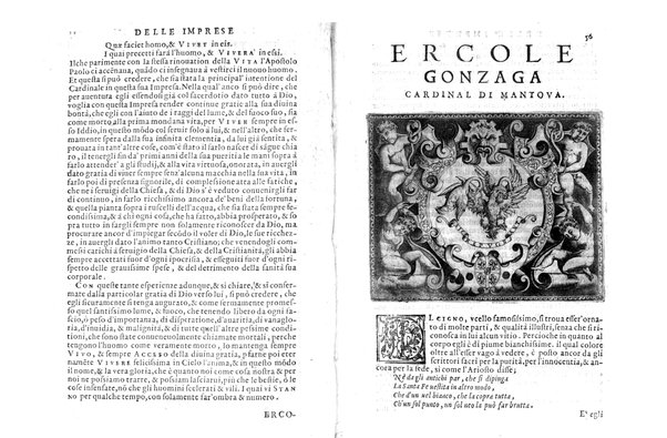 Le imprese illustri con espositioni, et discorsi del s.or Ieronimo Ruscelli. Al serenissimo et sempre felicissimo re catolico, Filippo d'Austria. ... Con la giunta di altre imprese tutto riordinato et corretto da Fran.co Patritio