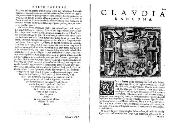 Le imprese illustri con espositioni, et discorsi del s.or Ieronimo Ruscelli. Al serenissimo et sempre felicissimo re catolico, Filippo d'Austria. ... Con la giunta di altre imprese tutto riordinato et corretto da Fran.co Patritio