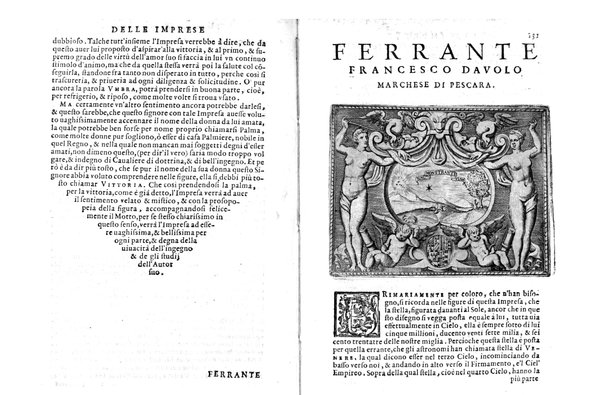 Le imprese illustri con espositioni, et discorsi del s.or Ieronimo Ruscelli. Al serenissimo et sempre felicissimo re catolico, Filippo d'Austria. ... Con la giunta di altre imprese tutto riordinato et corretto da Fran.co Patritio