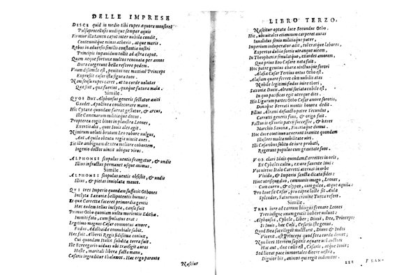 Le imprese illustri con espositioni, et discorsi del s.or Ieronimo Ruscelli. Al serenissimo et sempre felicissimo re catolico, Filippo d'Austria. ... Con la giunta di altre imprese tutto riordinato et corretto da Fran.co Patritio