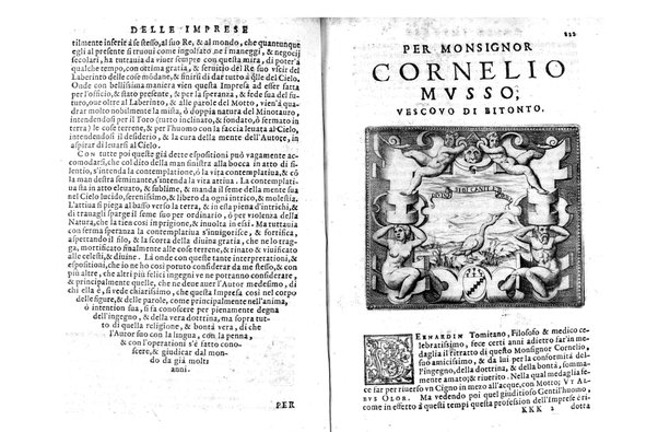 Le imprese illustri con espositioni, et discorsi del s.or Ieronimo Ruscelli. Al serenissimo et sempre felicissimo re catolico, Filippo d'Austria. ... Con la giunta di altre imprese tutto riordinato et corretto da Fran.co Patritio