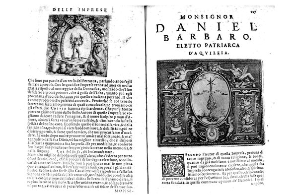 Le imprese illustri con espositioni, et discorsi del s.or Ieronimo Ruscelli. Al serenissimo et sempre felicissimo re catolico, Filippo d'Austria. ... Con la giunta di altre imprese tutto riordinato et corretto da Fran.co Patritio