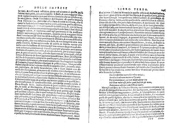 Le imprese illustri con espositioni, et discorsi del s.or Ieronimo Ruscelli. Al serenissimo et sempre felicissimo re catolico, Filippo d'Austria. ... Con la giunta di altre imprese tutto riordinato et corretto da Fran.co Patritio