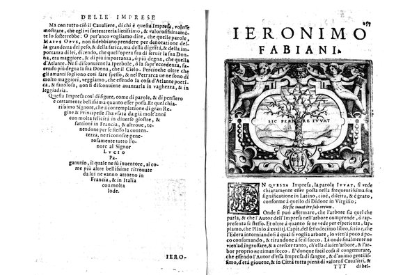 Le imprese illustri con espositioni, et discorsi del s.or Ieronimo Ruscelli. Al serenissimo et sempre felicissimo re catolico, Filippo d'Austria. ... Con la giunta di altre imprese tutto riordinato et corretto da Fran.co Patritio