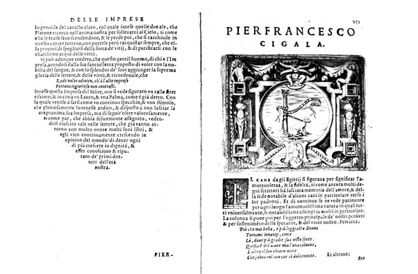 Le imprese illustri con espositioni, et discorsi del s.or Ieronimo Ruscelli. Al serenissimo et sempre felicissimo re catolico, Filippo d'Austria. ... Con la giunta di altre imprese tutto riordinato et corretto da Fran.co Patritio