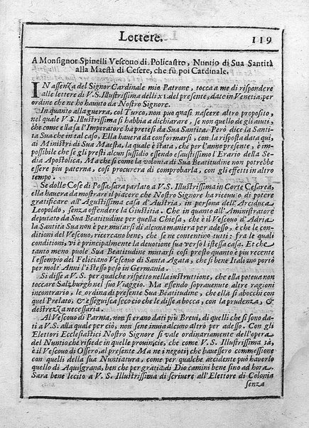 Relatione della corte di Roma, e de' riti da osseruarsi in essa, e de' suoi magistrati, e offitij: con la loro distinta giurisdittione. Dettata, e fatta dal signor caualier Girolamo Lunadoro dell'ordine di Santo Stefano, nobile senese. ... L'anno 1611. di Gennaro. Con ottanta lettere dell'eminentisss \|! sig. cardinale Lanfranco. ...