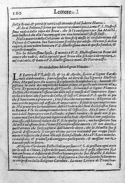 Relatione della corte di Roma, e de' riti da osseruarsi in essa, e de' suoi magistrati, e offitij: con la loro distinta giurisdittione. Dettata, e fatta dal signor caualier Girolamo Lunadoro dell'ordine di Santo Stefano, nobile senese. ... L'anno 1611. di Gennaro. Con ottanta lettere dell'eminentisss \|! sig. cardinale Lanfranco. ...