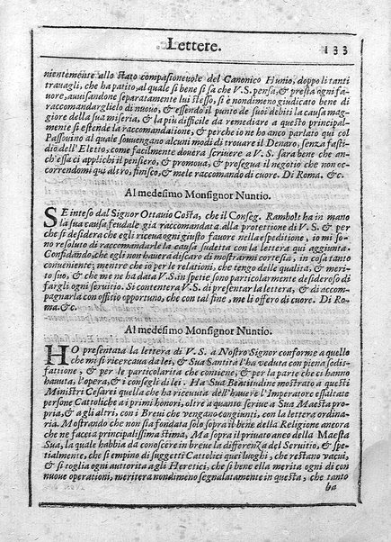 Relatione della corte di Roma, e de' riti da osseruarsi in essa, e de' suoi magistrati, e offitij: con la loro distinta giurisdittione. Dettata, e fatta dal signor caualier Girolamo Lunadoro dell'ordine di Santo Stefano, nobile senese. ... L'anno 1611. di Gennaro. Con ottanta lettere dell'eminentisss \|! sig. cardinale Lanfranco. ...