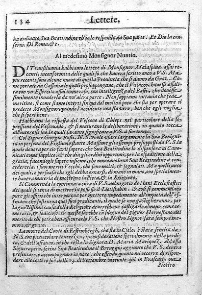 Relatione della corte di Roma, e de' riti da osseruarsi in essa, e de' suoi magistrati, e offitij: con la loro distinta giurisdittione. Dettata, e fatta dal signor caualier Girolamo Lunadoro dell'ordine di Santo Stefano, nobile senese. ... L'anno 1611. di Gennaro. Con ottanta lettere dell'eminentisss \|! sig. cardinale Lanfranco. ...