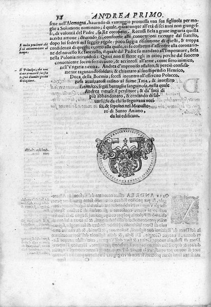 Attioni de' re dell'Vngaria. Breuemente descritte dal caualier Ciro Spontone. Incominciassi dall'anno trecento settanta otto dopo Christo nato, seguendo infino al mille seicento, & vno compiuto. Vi si legge gran numero di considerationi politiche, & militari sopra le attioni de' detti re: & di loro si veggono gli arbori delle discendenze ancora