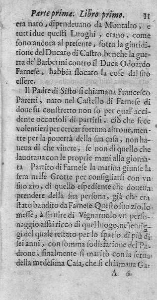 [Vita di Sisto 5. pontefice romano. Scritta dal signor Geltio Rogeri, all'instanza di Gregorio Leti, parte prima [-seconda]] 1