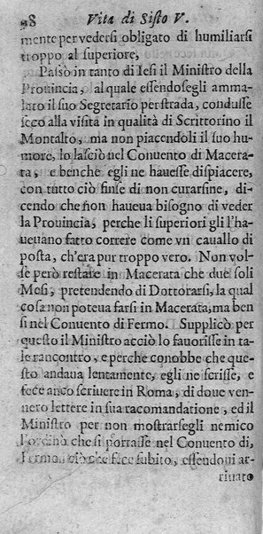 [Vita di Sisto 5. pontefice romano. Scritta dal signor Geltio Rogeri, all'instanza di Gregorio Leti, parte prima [-seconda]] 1