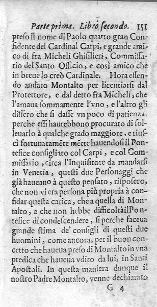 [Vita di Sisto 5. pontefice romano. Scritta dal signor Geltio Rogeri, all'instanza di Gregorio Leti, parte prima [-seconda]] 1