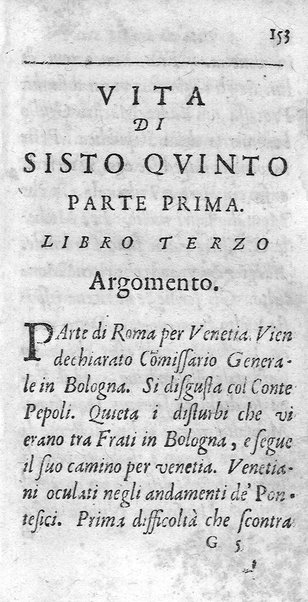[Vita di Sisto 5. pontefice romano. Scritta dal signor Geltio Rogeri, all'instanza di Gregorio Leti, parte prima [-seconda]] 1