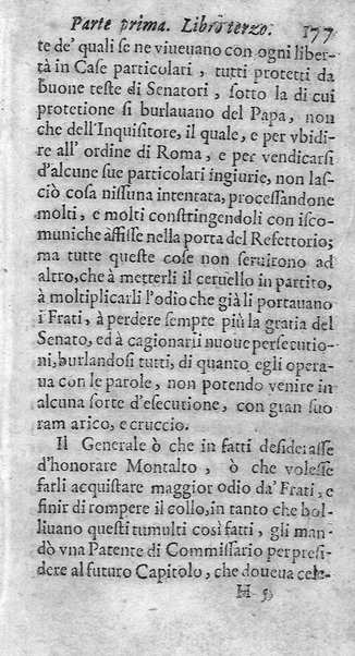 [Vita di Sisto 5. pontefice romano. Scritta dal signor Geltio Rogeri, all'instanza di Gregorio Leti, parte prima [-seconda]] 1