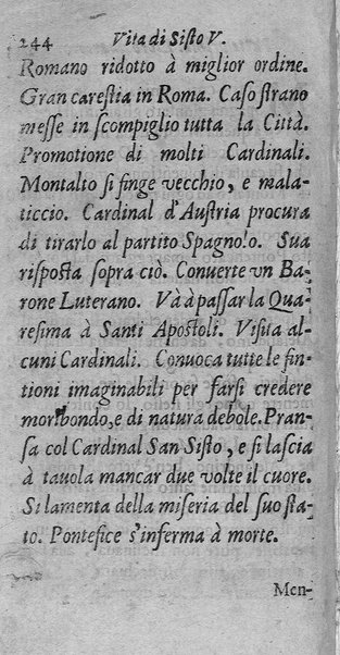 [Vita di Sisto 5. pontefice romano. Scritta dal signor Geltio Rogeri, all'instanza di Gregorio Leti, parte prima [-seconda]] 1