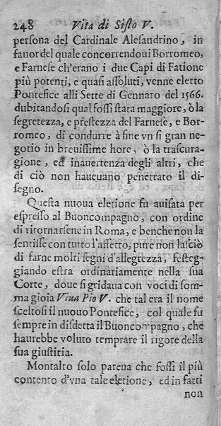 [Vita di Sisto 5. pontefice romano. Scritta dal signor Geltio Rogeri, all'instanza di Gregorio Leti, parte prima [-seconda]] 1