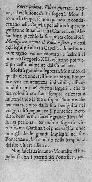[Vita di Sisto 5. pontefice romano. Scritta dal signor Geltio Rogeri, all'instanza di Gregorio Leti, parte prima [-seconda]] 1