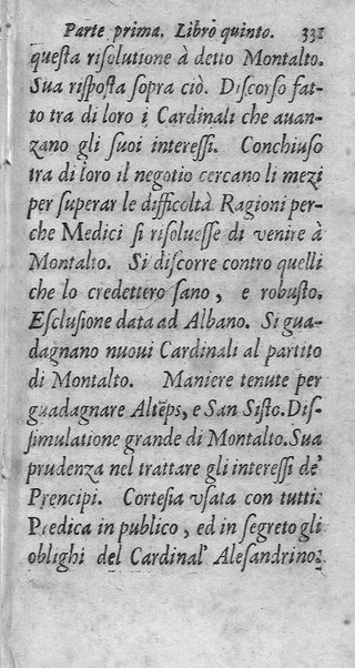 [Vita di Sisto 5. pontefice romano. Scritta dal signor Geltio Rogeri, all'instanza di Gregorio Leti, parte prima [-seconda]] 1
