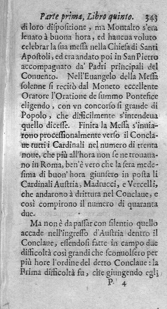 [Vita di Sisto 5. pontefice romano. Scritta dal signor Geltio Rogeri, all'instanza di Gregorio Leti, parte prima [-seconda]] 1