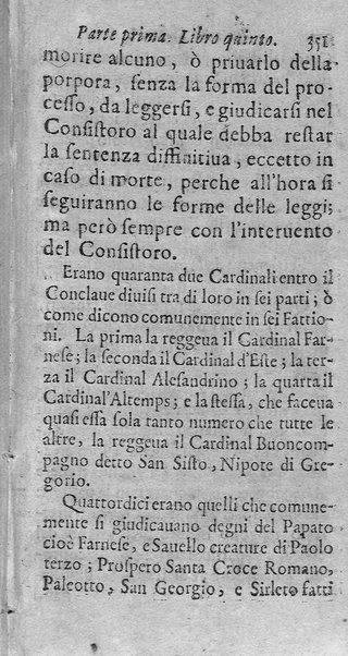 [Vita di Sisto 5. pontefice romano. Scritta dal signor Geltio Rogeri, all'instanza di Gregorio Leti, parte prima [-seconda]] 1