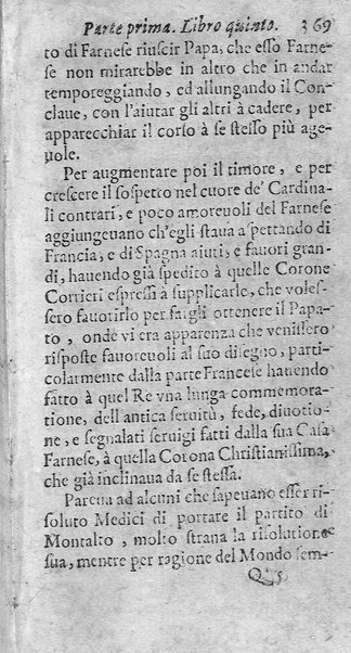[Vita di Sisto 5. pontefice romano. Scritta dal signor Geltio Rogeri, all'instanza di Gregorio Leti, parte prima [-seconda]] 1