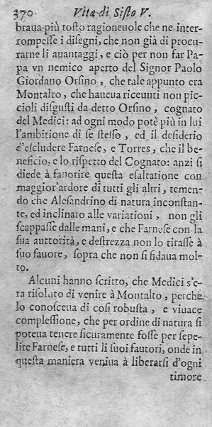 [Vita di Sisto 5. pontefice romano. Scritta dal signor Geltio Rogeri, all'instanza di Gregorio Leti, parte prima [-seconda]] 1