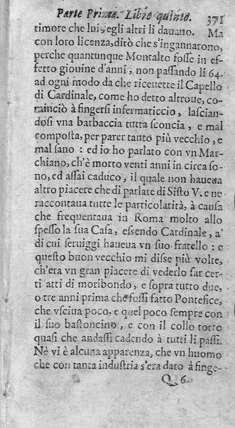 [Vita di Sisto 5. pontefice romano. Scritta dal signor Geltio Rogeri, all'instanza di Gregorio Leti, parte prima [-seconda]] 1