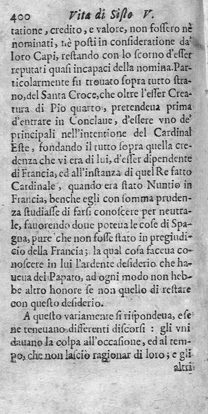 [Vita di Sisto 5. pontefice romano. Scritta dal signor Geltio Rogeri, all'instanza di Gregorio Leti, parte prima [-seconda]] 1