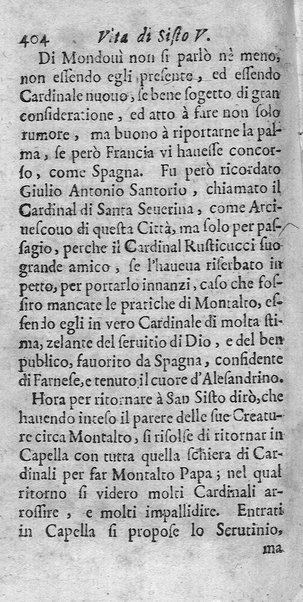 [Vita di Sisto 5. pontefice romano. Scritta dal signor Geltio Rogeri, all'instanza di Gregorio Leti, parte prima [-seconda]] 1