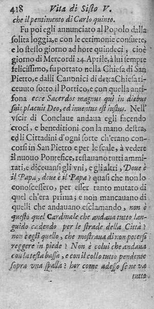 [Vita di Sisto 5. pontefice romano. Scritta dal signor Geltio Rogeri, all'instanza di Gregorio Leti, parte prima [-seconda]] 1
