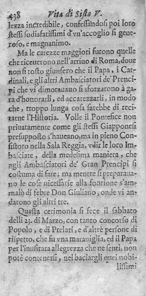 [Vita di Sisto 5. pontefice romano. Scritta dal signor Geltio Rogeri, all'instanza di Gregorio Leti, parte prima [-seconda]] 1