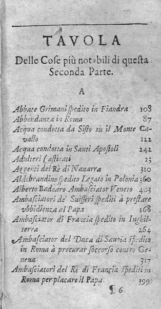 [Vita di Sisto 5. pontefice romano. Scritta dal signor Geltio Rogeri, all'instanza di Gregorio Leti, parte prima [-seconda]] 2