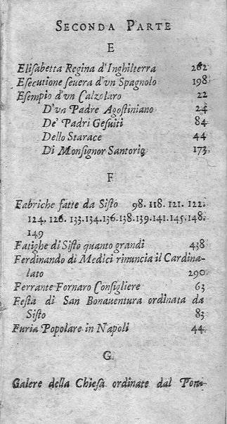 [Vita di Sisto 5. pontefice romano. Scritta dal signor Geltio Rogeri, all'instanza di Gregorio Leti, parte prima [-seconda]] 2