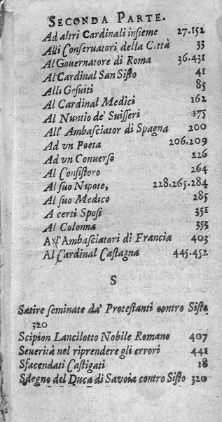 [Vita di Sisto 5. pontefice romano. Scritta dal signor Geltio Rogeri, all'instanza di Gregorio Leti, parte prima [-seconda]] 2