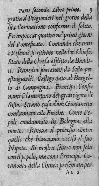 [Vita di Sisto 5. pontefice romano. Scritta dal signor Geltio Rogeri, all'instanza di Gregorio Leti, parte prima [-seconda]] 2